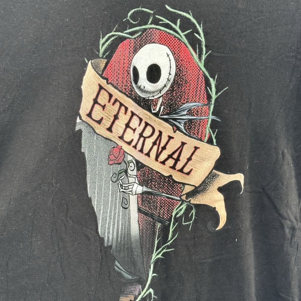 Disney‎ Nightmare Before Christmas Jack Eternal SS Graphic T Shirt Black XL